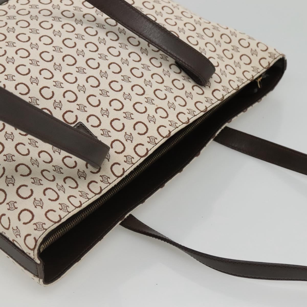 Celine Celine Vintage Macadam Shopper Tote Leather Goud