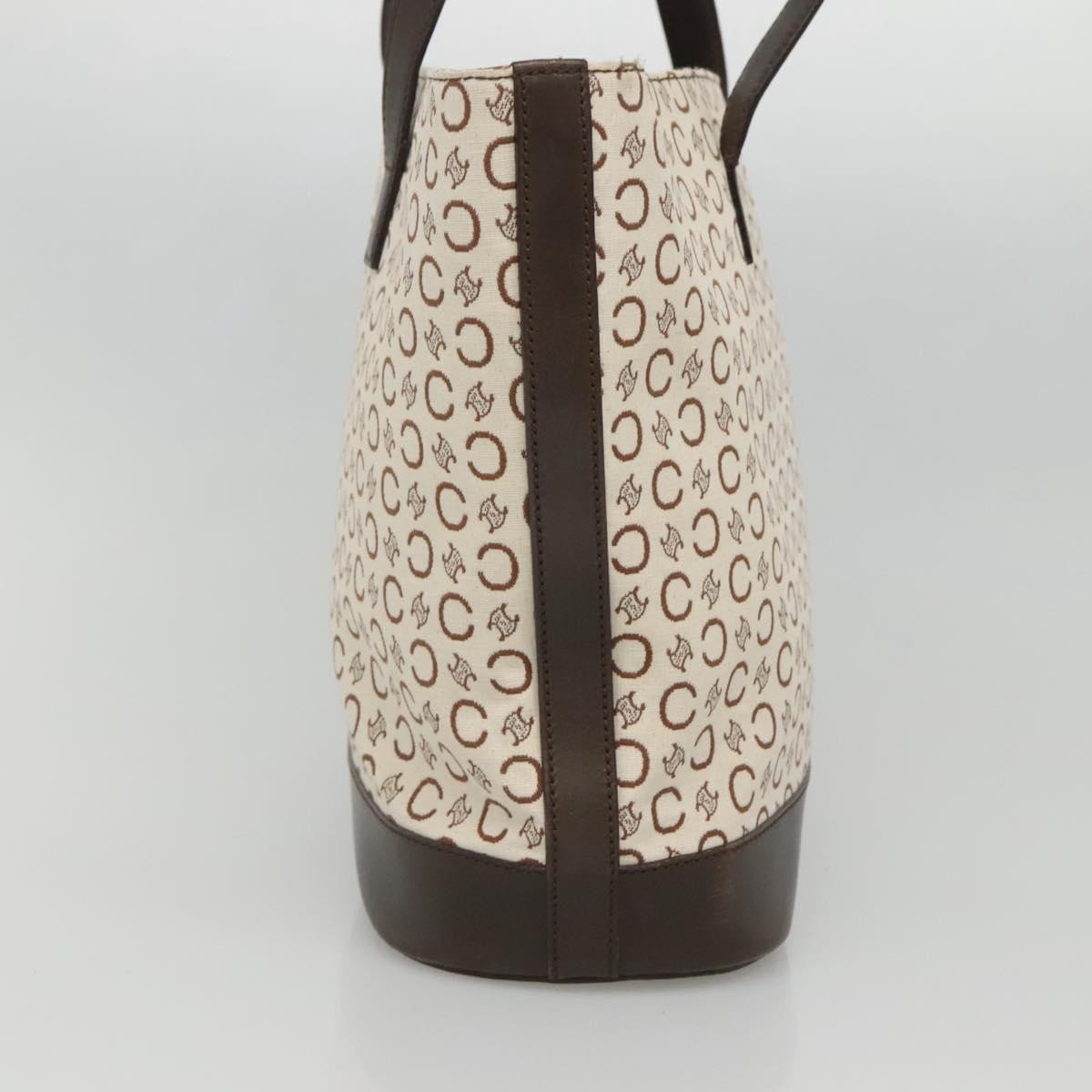 Celine Celine Vintage Macadam Shopper Tote Leather Goud