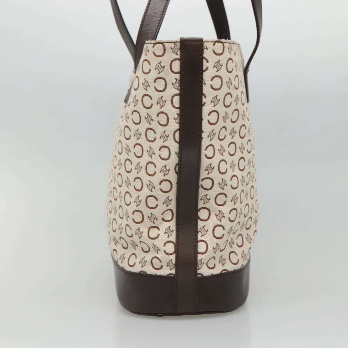 Celine Celine Vintage Macadam Shopper Tote Leather Goud