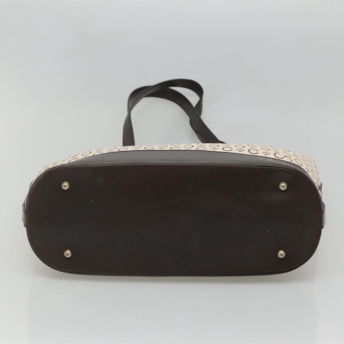 Celine Celine Vintage Macadam Shopper Tote Leather Goud