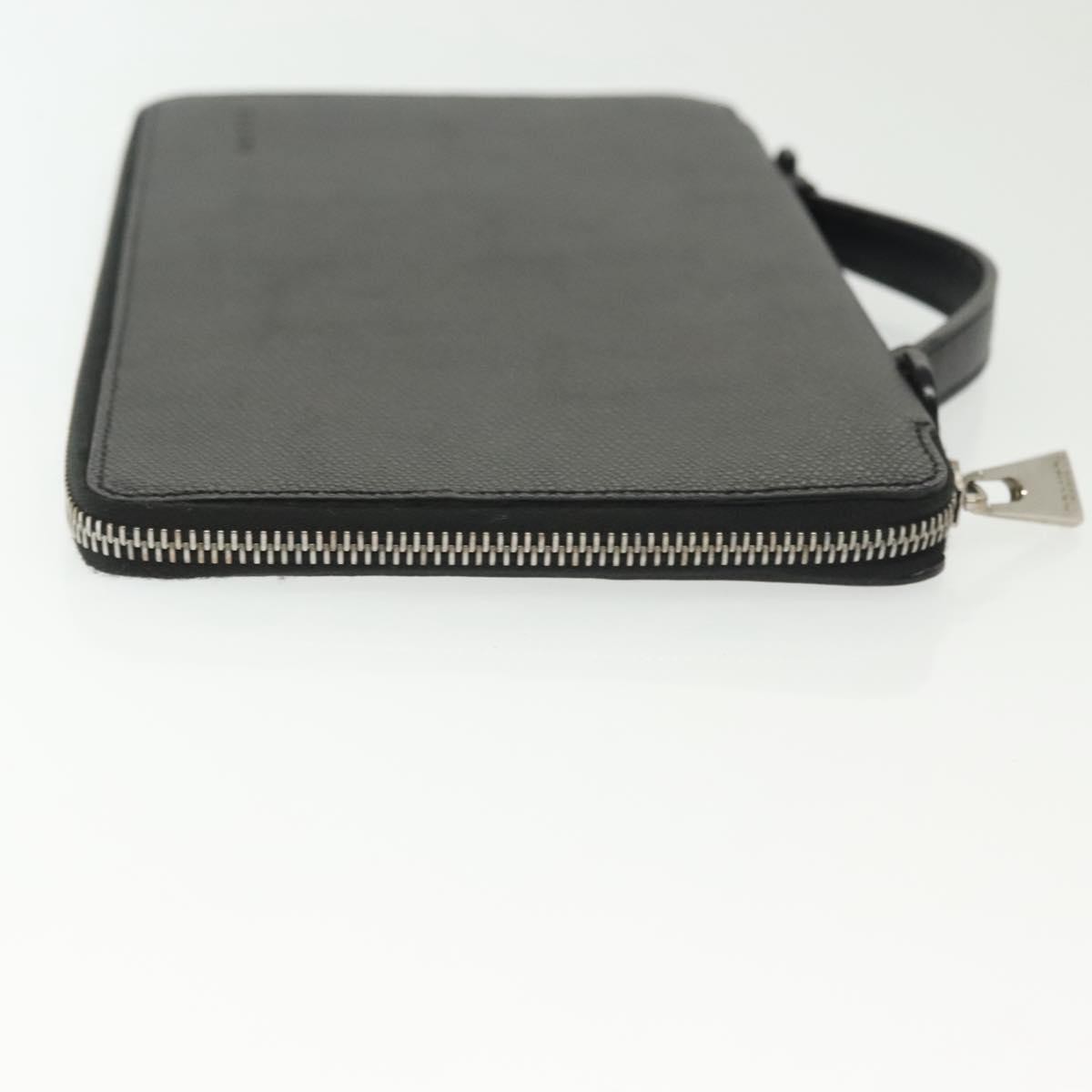 Celine Travel Organizer Leather Zwart