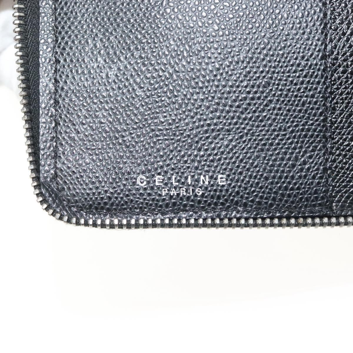 Celine Travel Organizer Leather Zwart