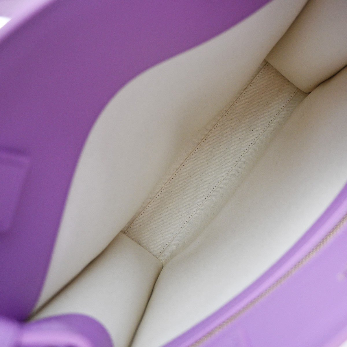 Celine Celine Vertical Cabas Tote Canvas with Leather Small Paars