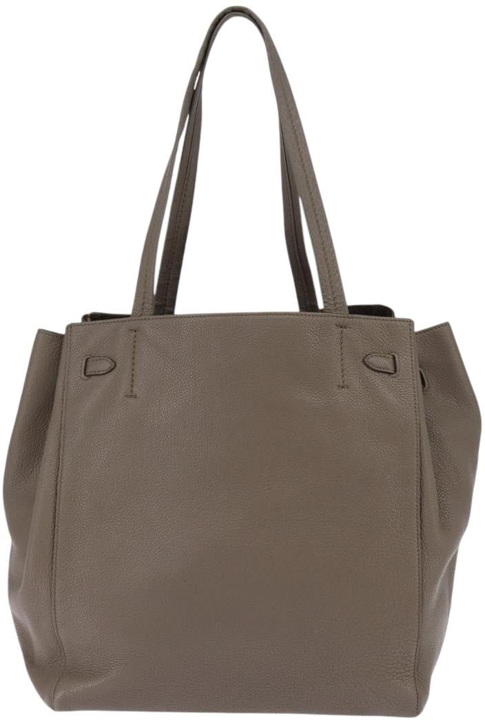 Celine Celine Phantom Cabas Leather Grijs