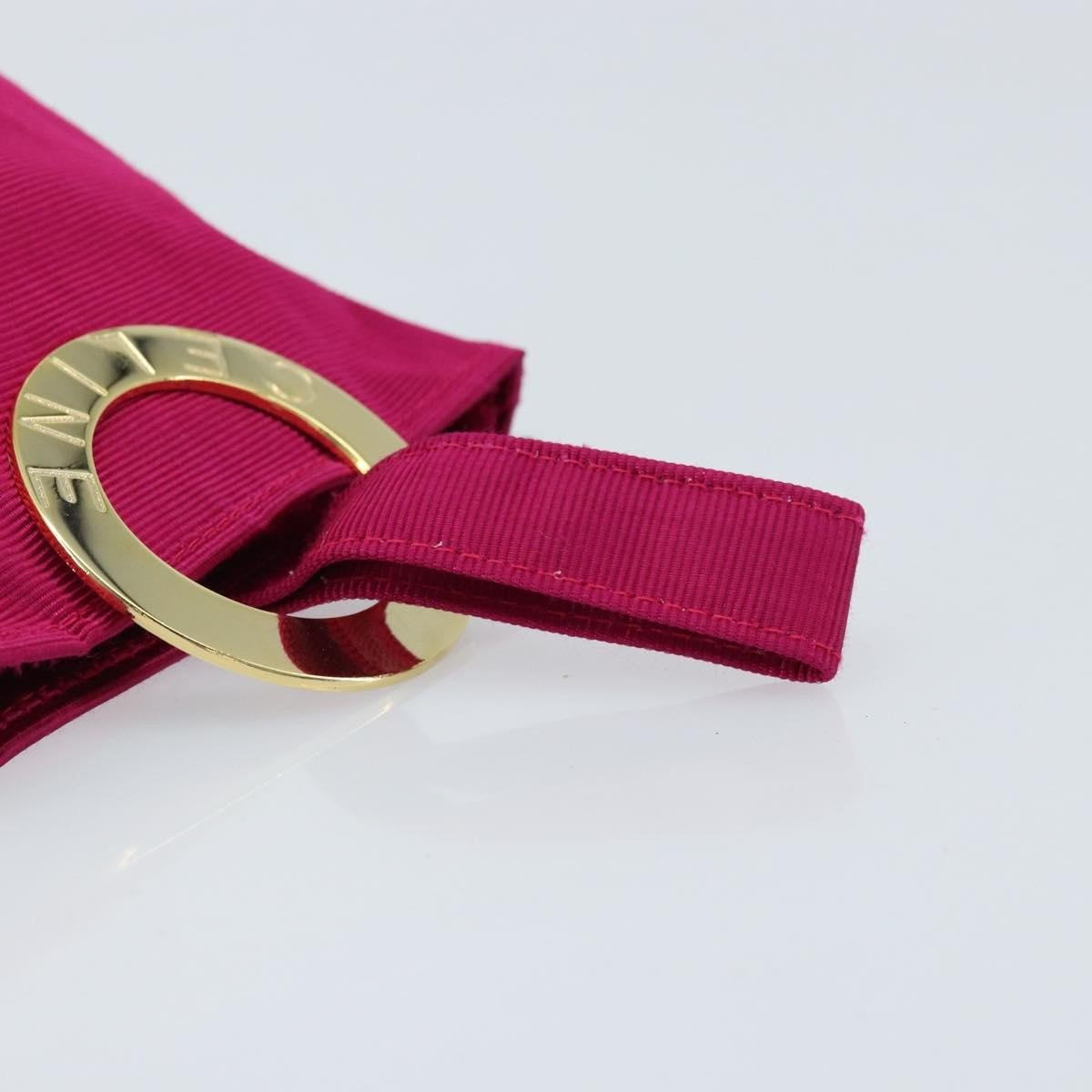 Celine Celine Circle Logo Pouch Canvas Roze