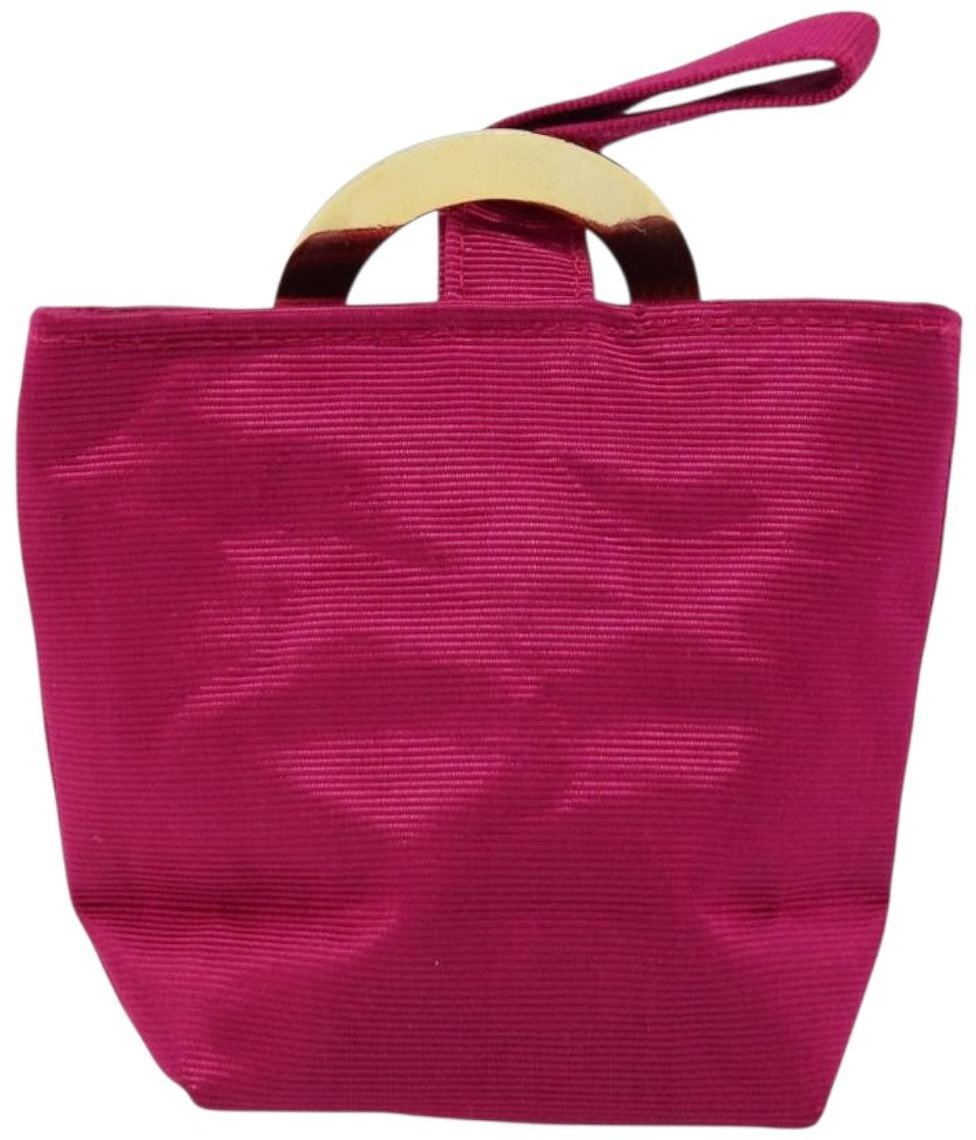 Celine Celine Circle Logo Pouch Canvas Roze