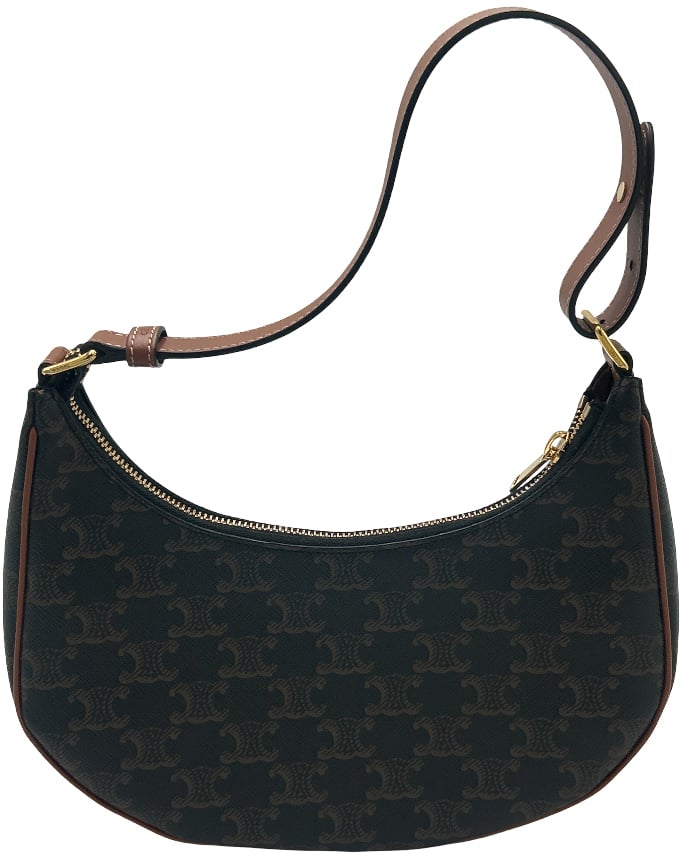Celine Ava Bag Triomphe Canvas Small Bruin