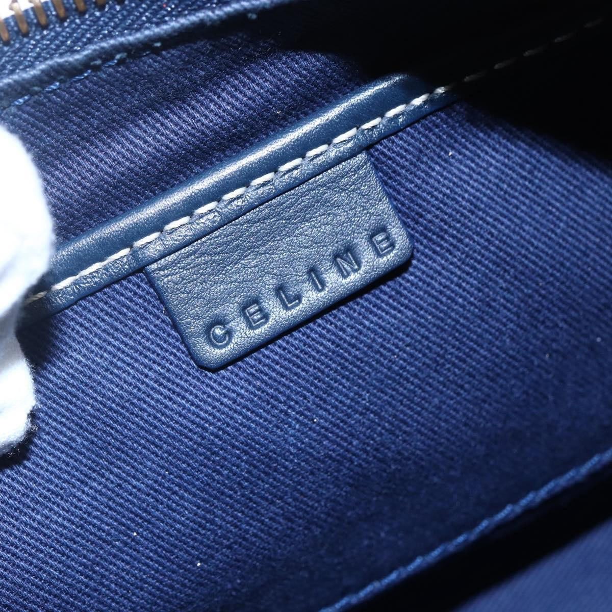 Celine Celine Ava Bag Triomphe Canvas Small Navy