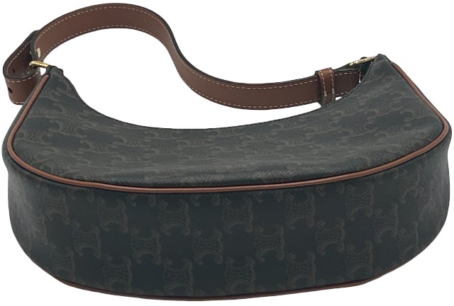 Celine Ava Bag Triomphe Canvas Small Bruin