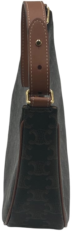 Celine Ava Bag Triomphe Canvas Small Bruin