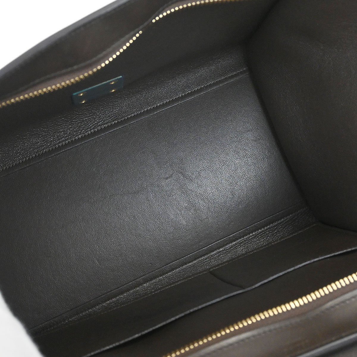 Celine Celine Tricolor Trapeze Bag Leather Small Bruin