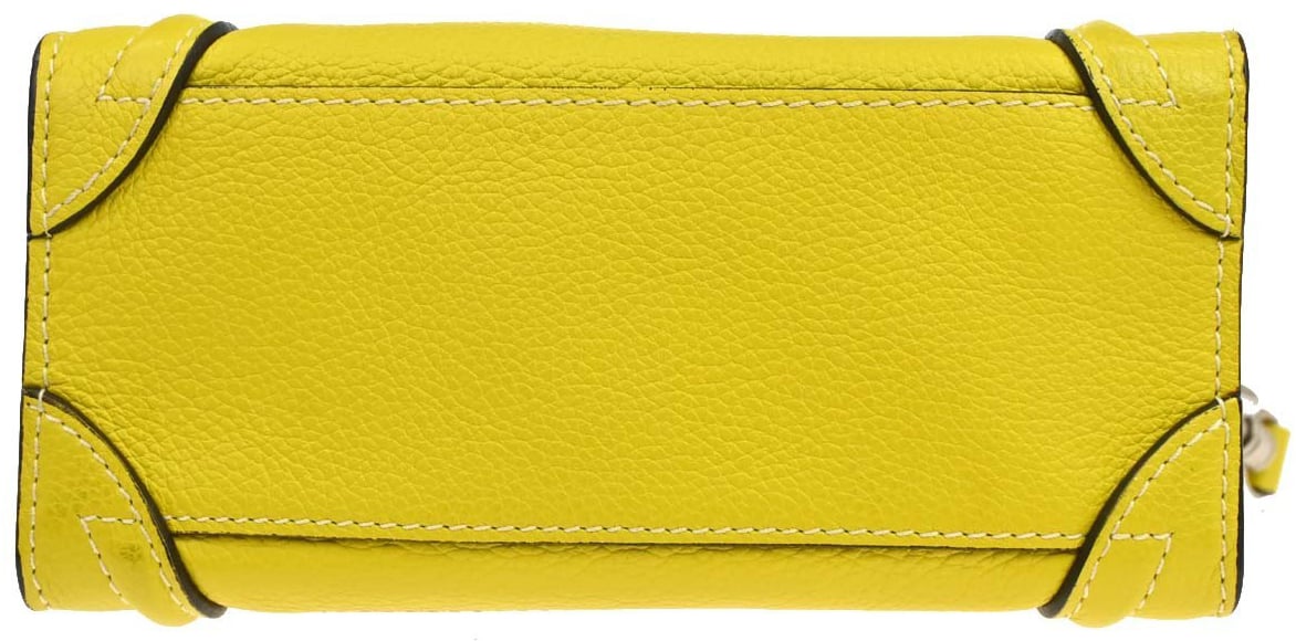 Celine Luggage Grainy Leather Nano Geel