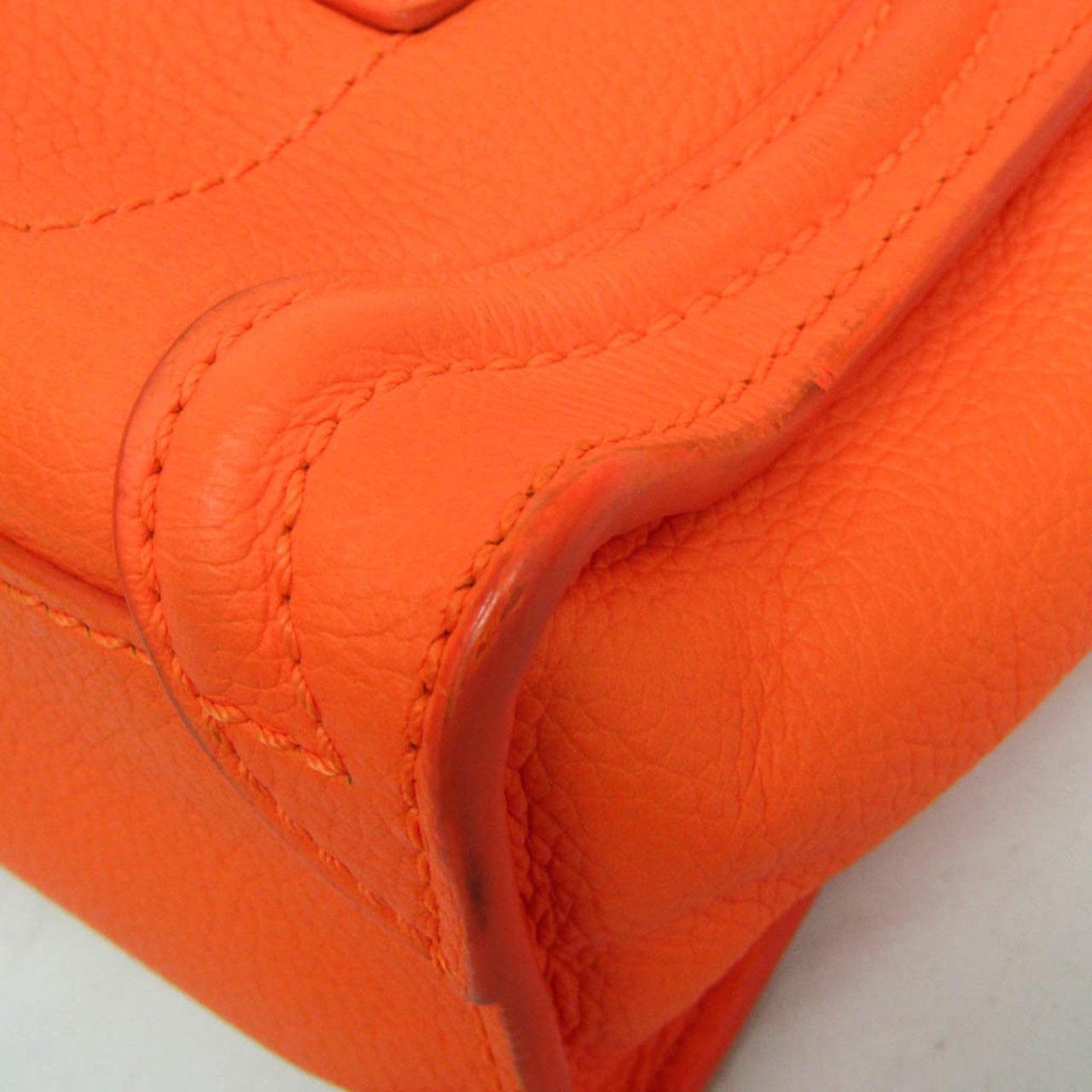 Celine Multicolor Luggage Leather Mini Oranje