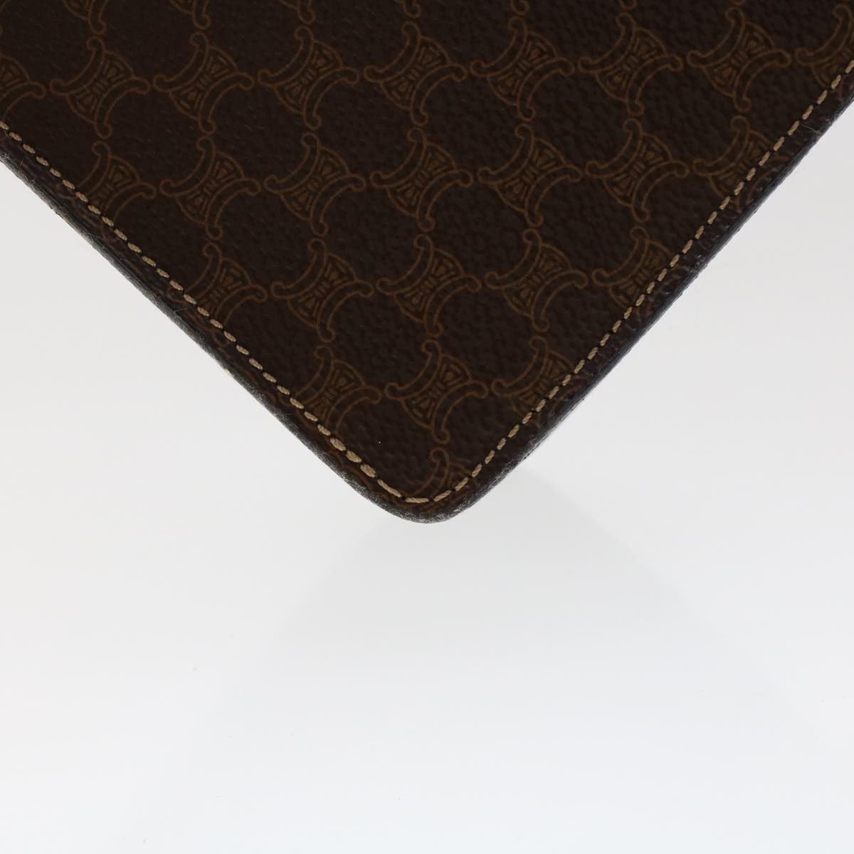 Celine Celine C Macadam Handbag PVC Leather Bruin