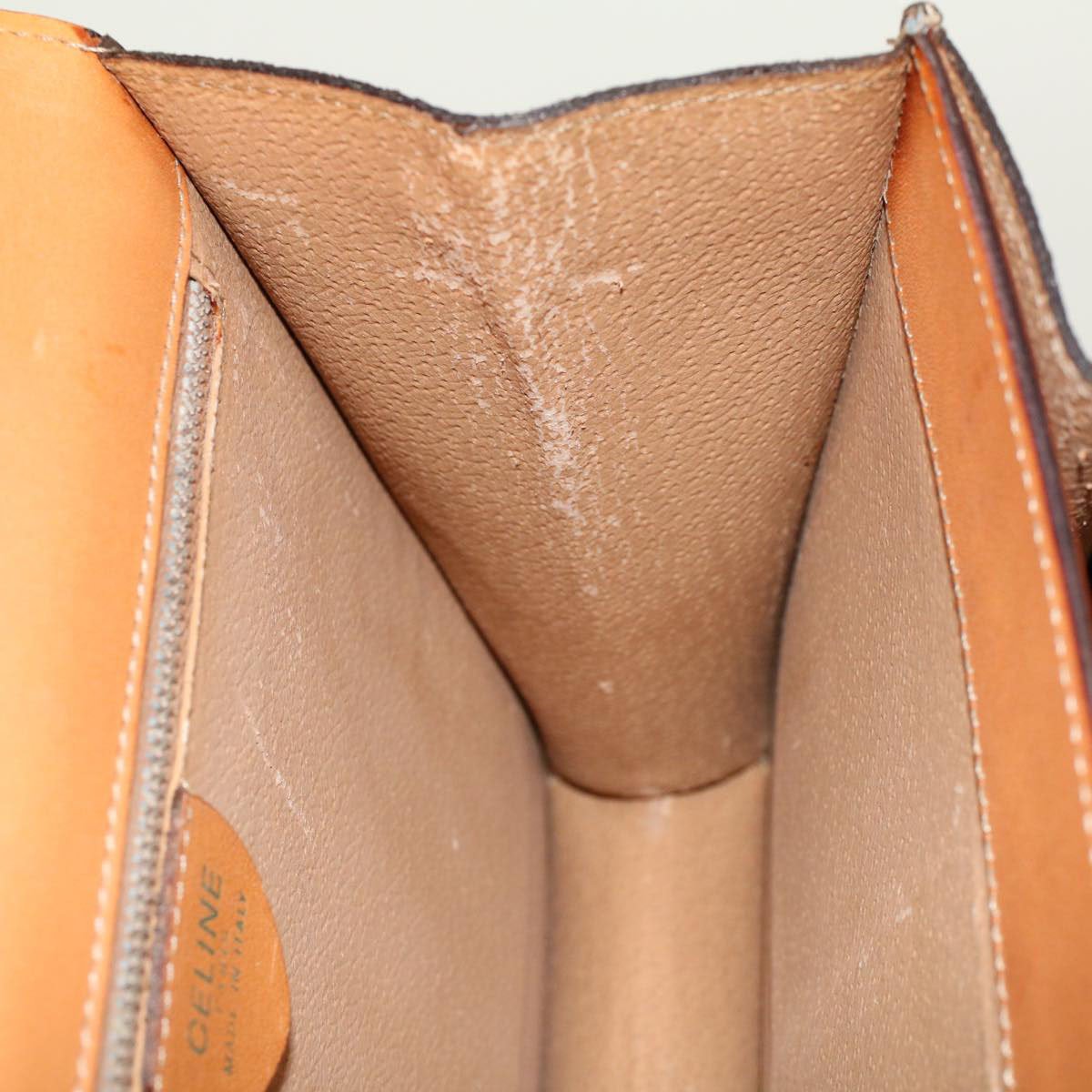 Celine Celine C Macadam Handbag PVC Leather Bruin