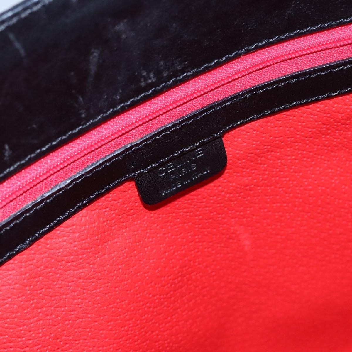 Celine Celine Shoulder Bag Suede and leather Zwart