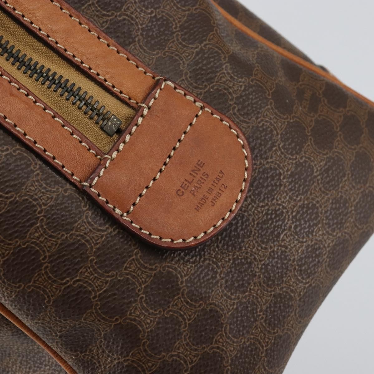 Celine Celine Macadam Handbag Macadam with leather Bruin