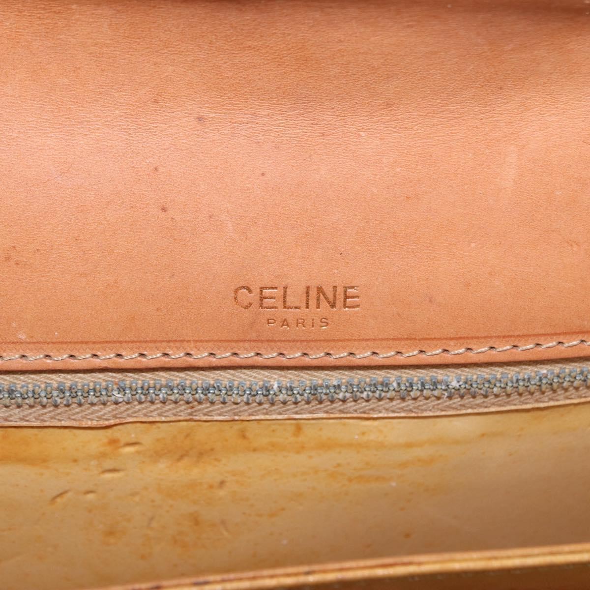 Celine Celine Vintage Horse Carriage Macadam Shoulder Bag Canvas Bruin