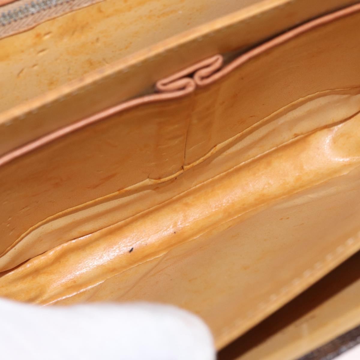 Celine Celine Vintage Horse Carriage Macadam Shoulder Bag Canvas Bruin