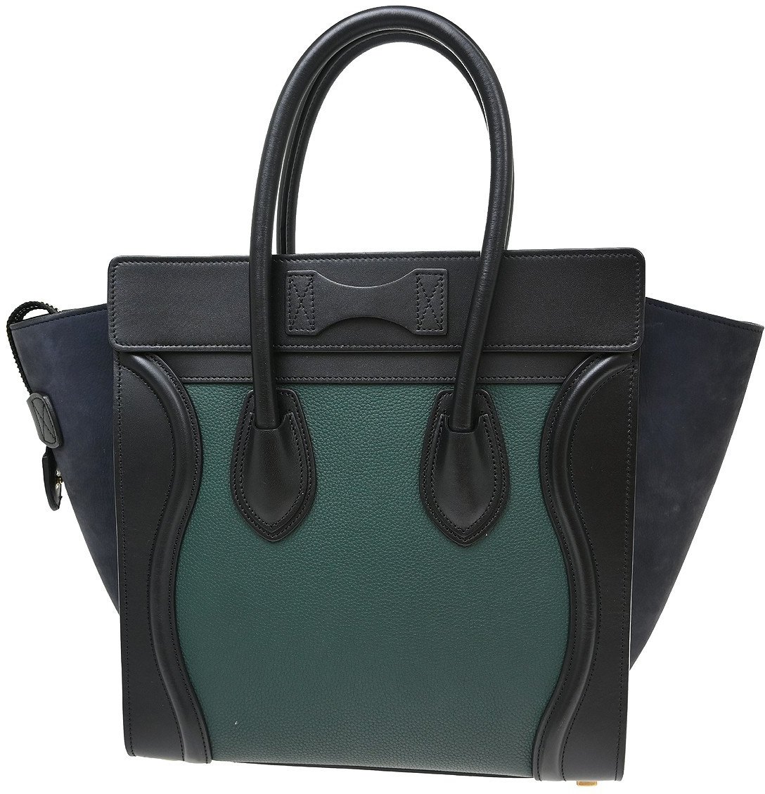 Celine Tricolor Shoulder Luggage Leather Divers