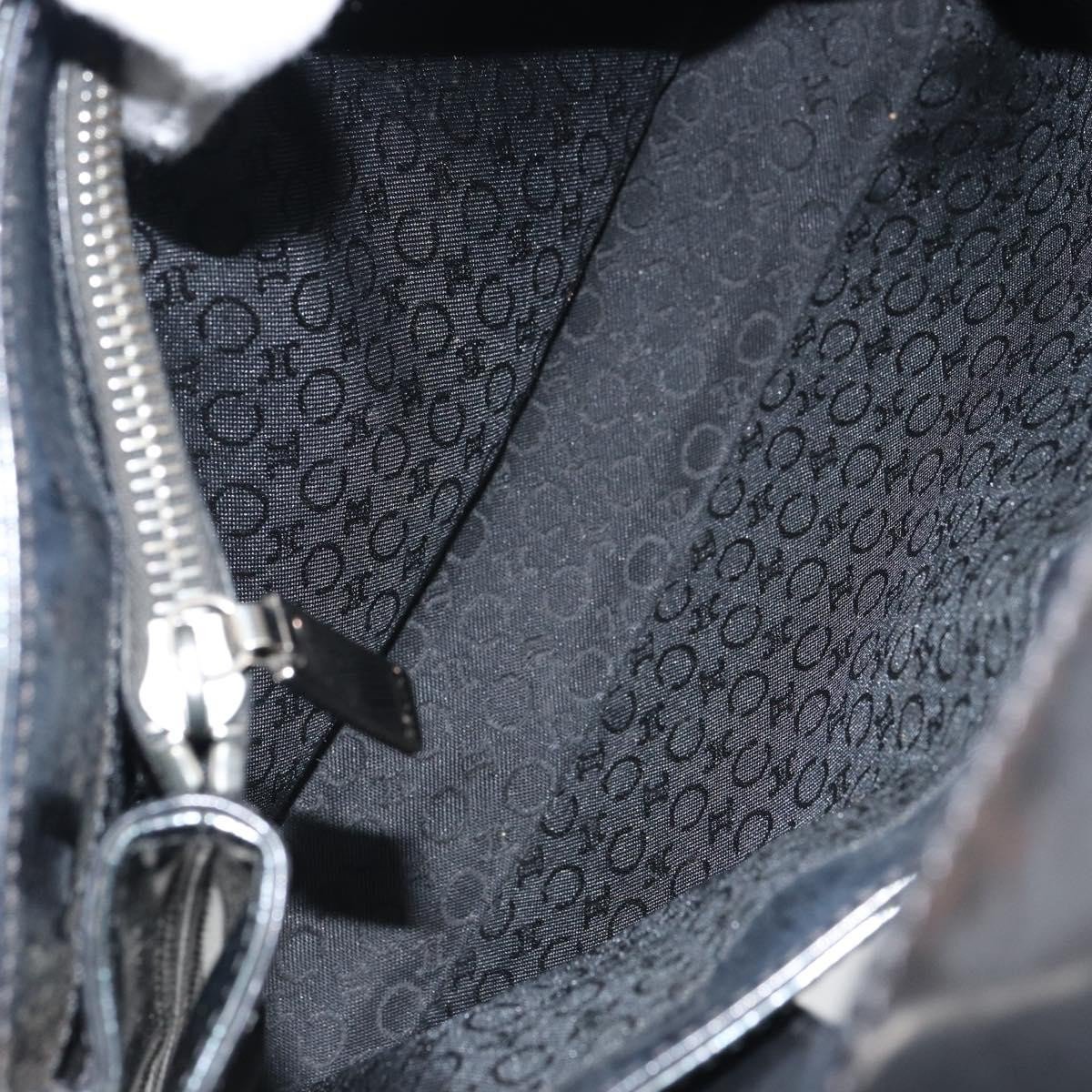 Celine Celine Vintage Macadam Shopper Tote Venyl Zwart