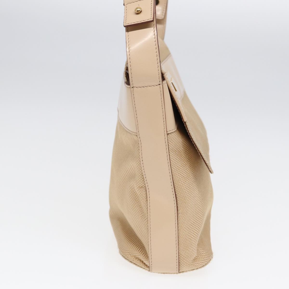 Celine Celine Shoulder Bag Nylon Beige