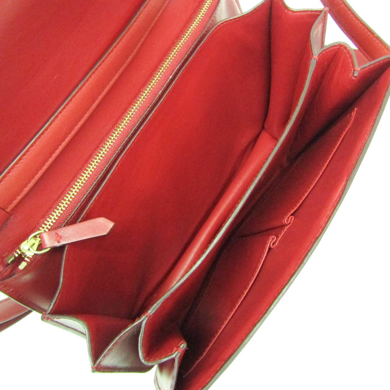 Celine Classic Box Smooth Leather Medium Rood