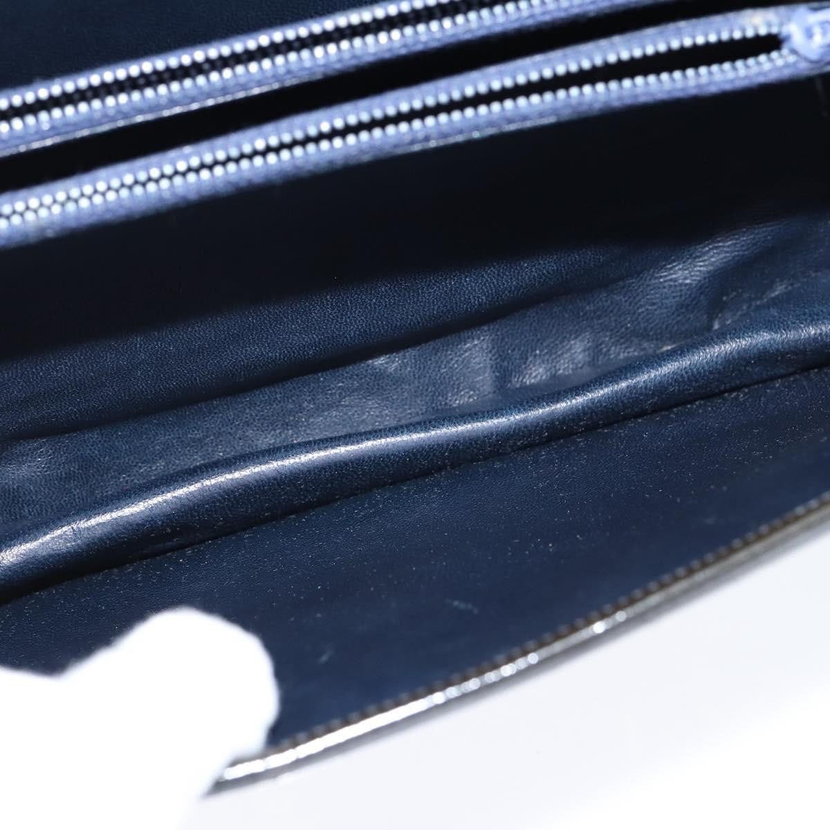 Celine Celine Vintage Carriage Flap Clutch Leather Zwart