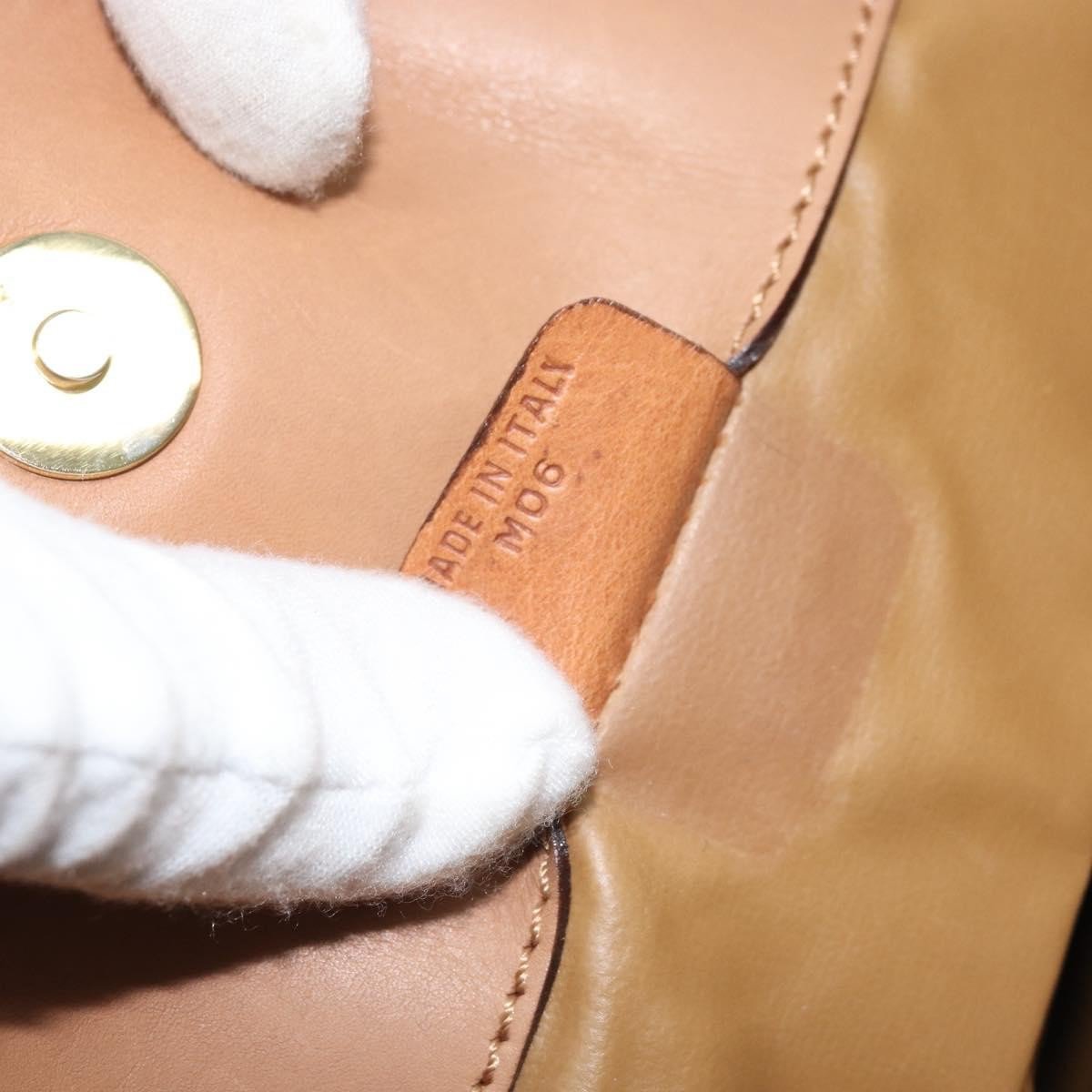 Celine C Macadam Pouch Canvas Beige