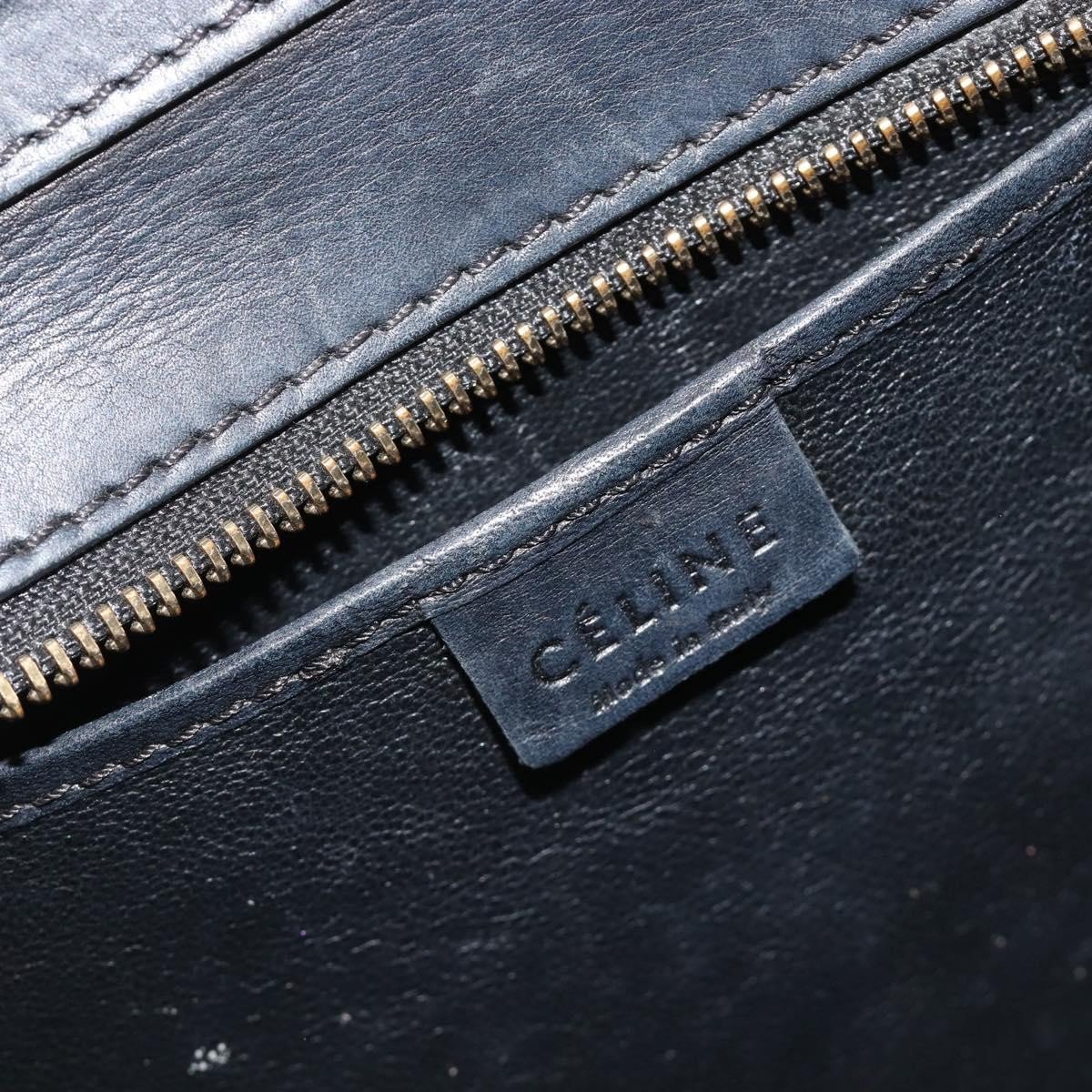 Celine Luggage Canvas and Leather Mini Grijs
