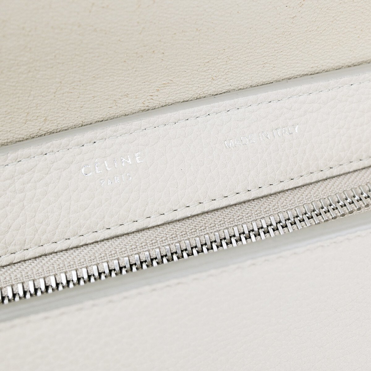 Celine Celine Trapeze Bag Leather Small Beige