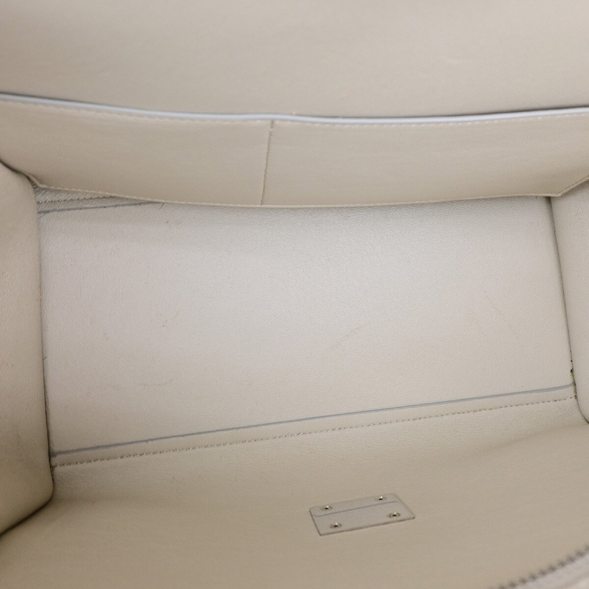 Celine Celine Trapeze Bag Leather Small Beige