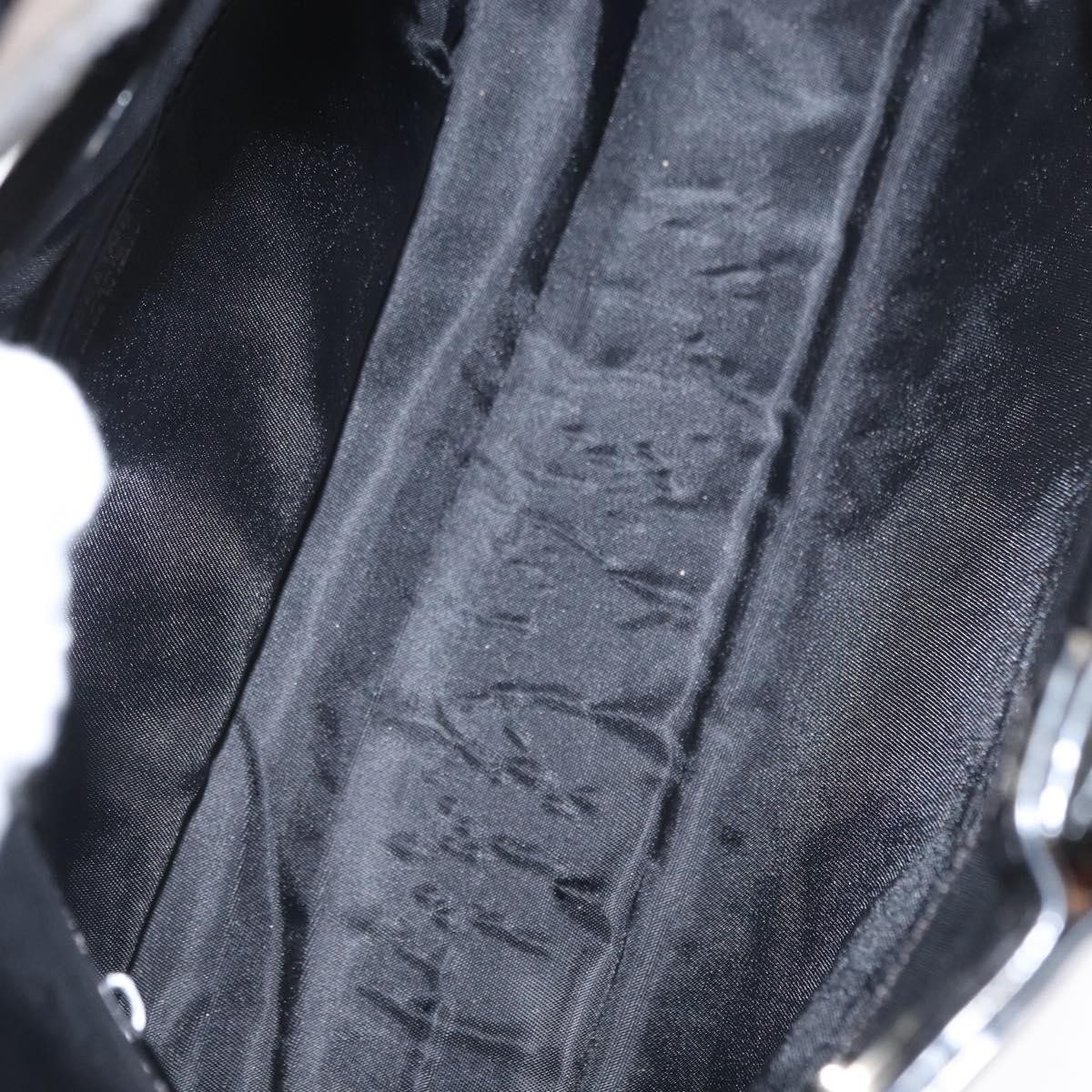 Celine Celine Circle Logo Handbag Patent Leather Zwart