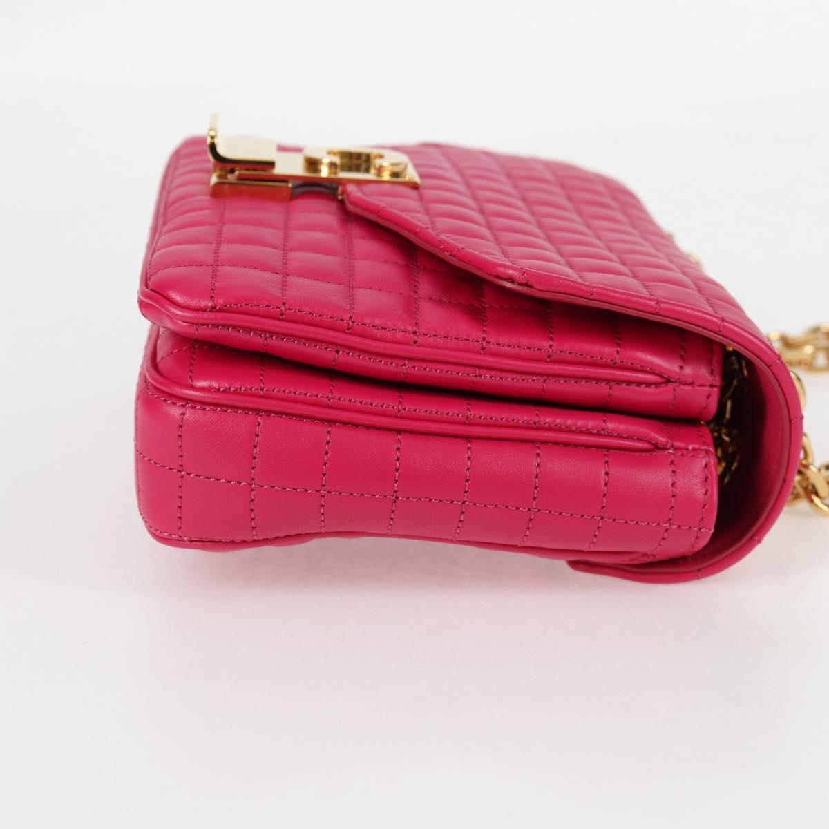 Celine Celine C Bag Quilted Leather Small Roze