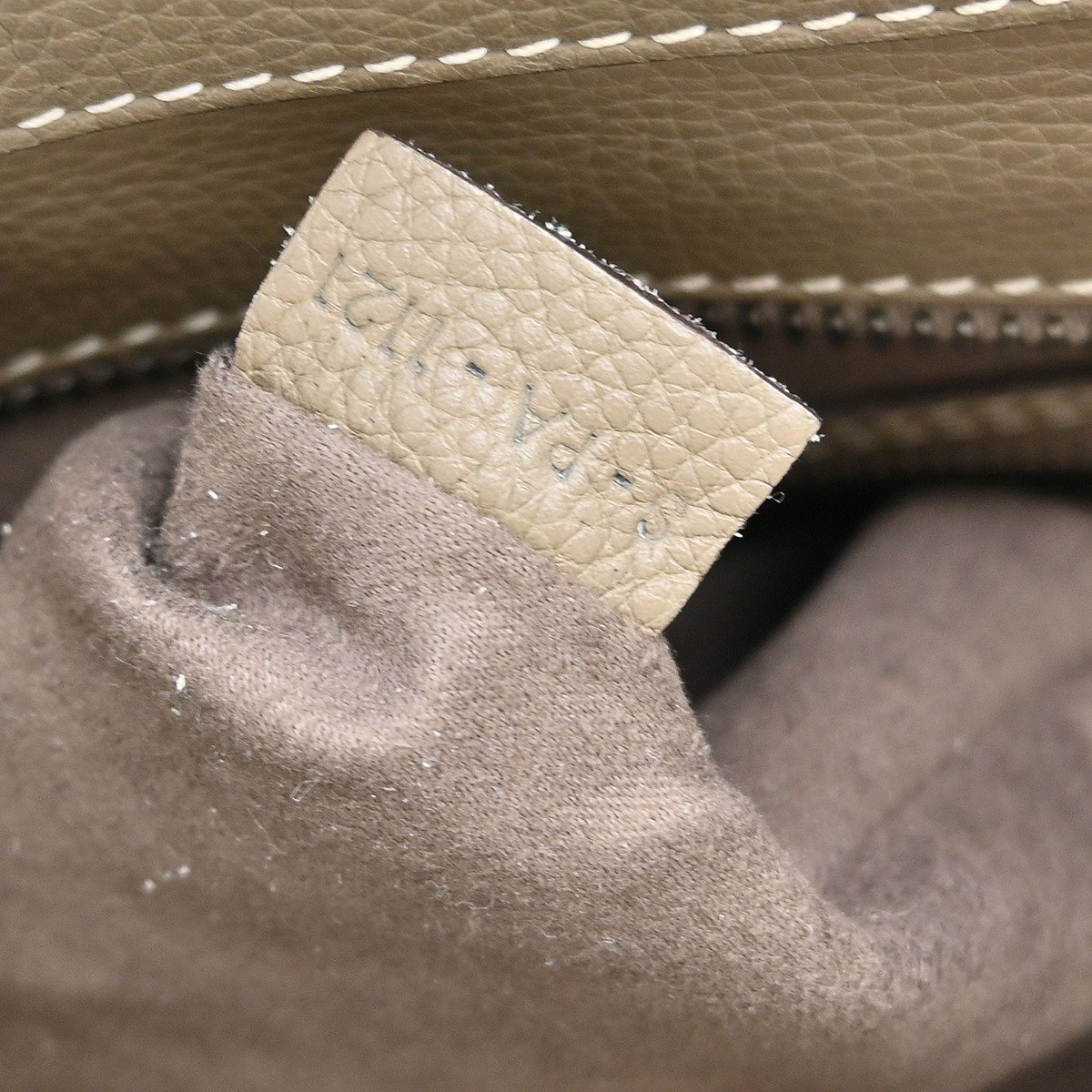 Celine Luggage Grainy Leather Medium Grijs