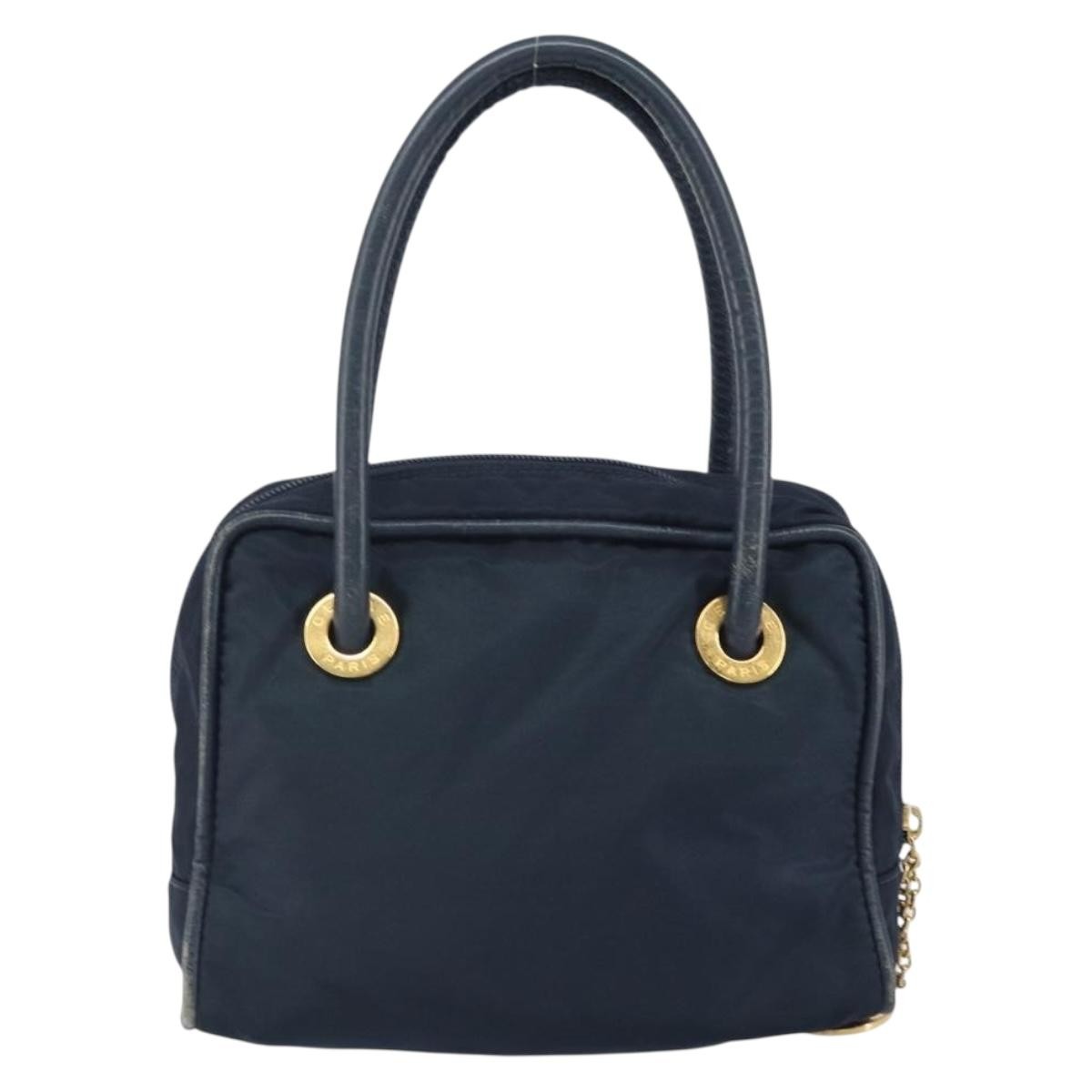 Celine Celine Triomphe vintage handbag Nylon Navy