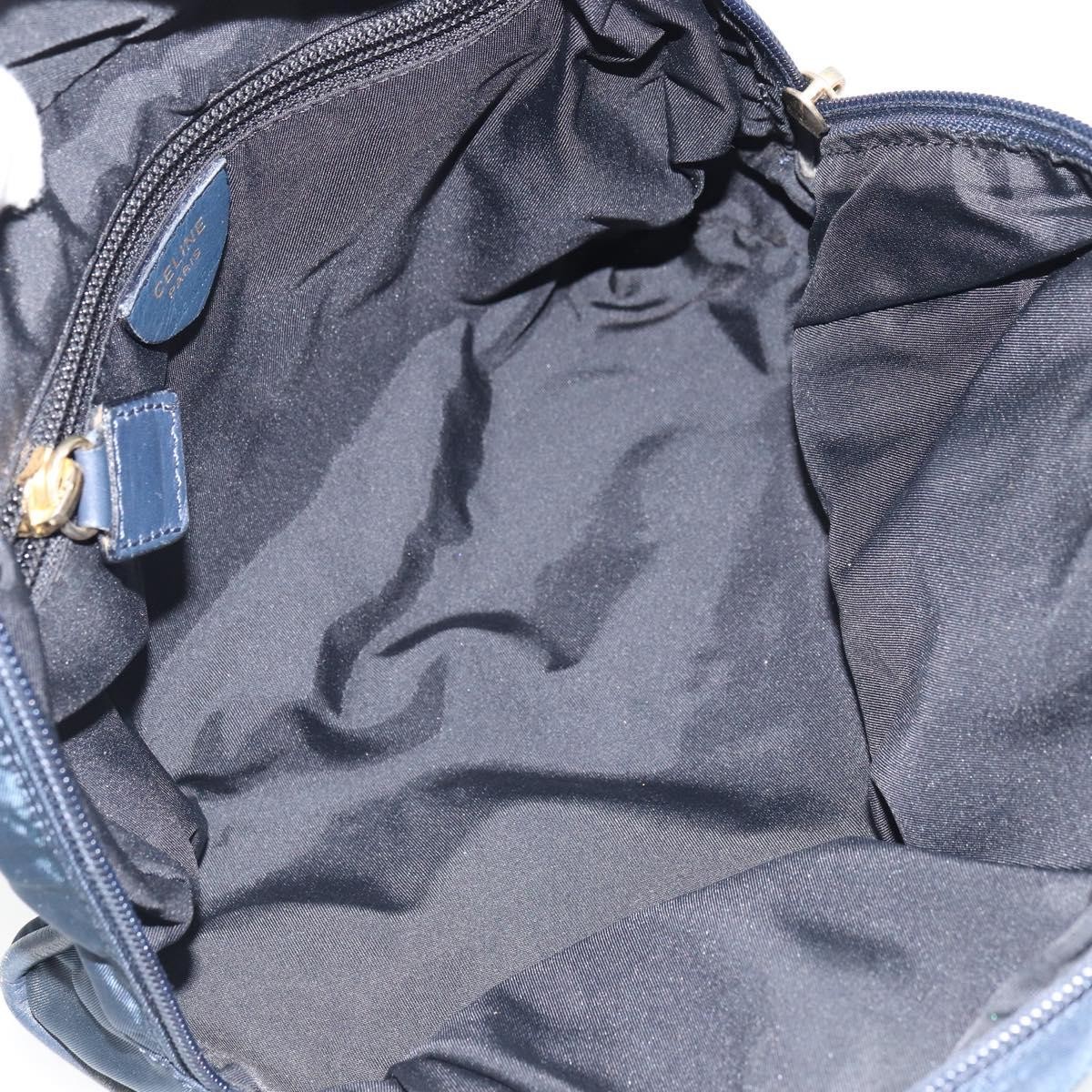 Celine Celine Triomphe vintage handbag Nylon Navy