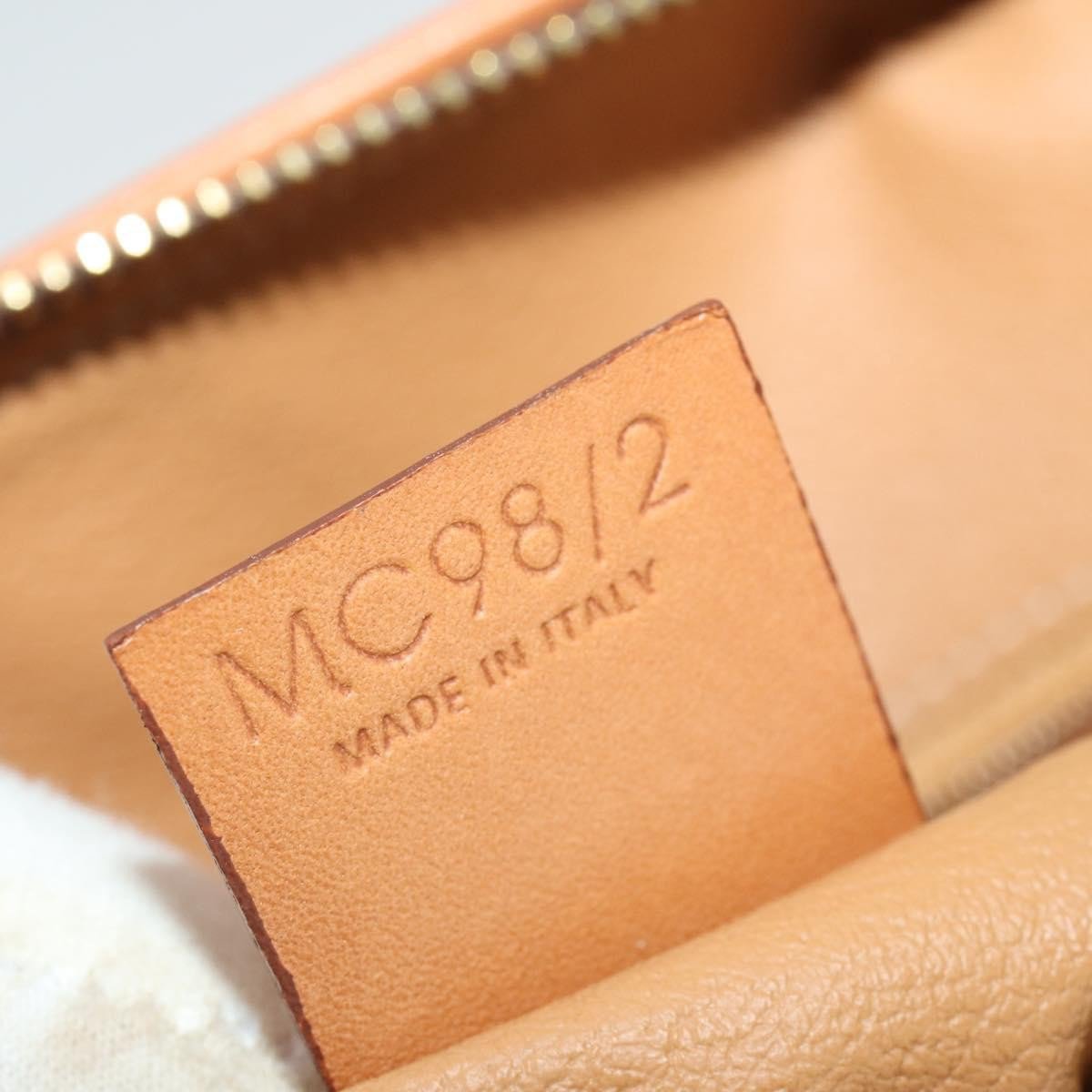 Celine Vintage Duffle Canvas and Leather Bruin