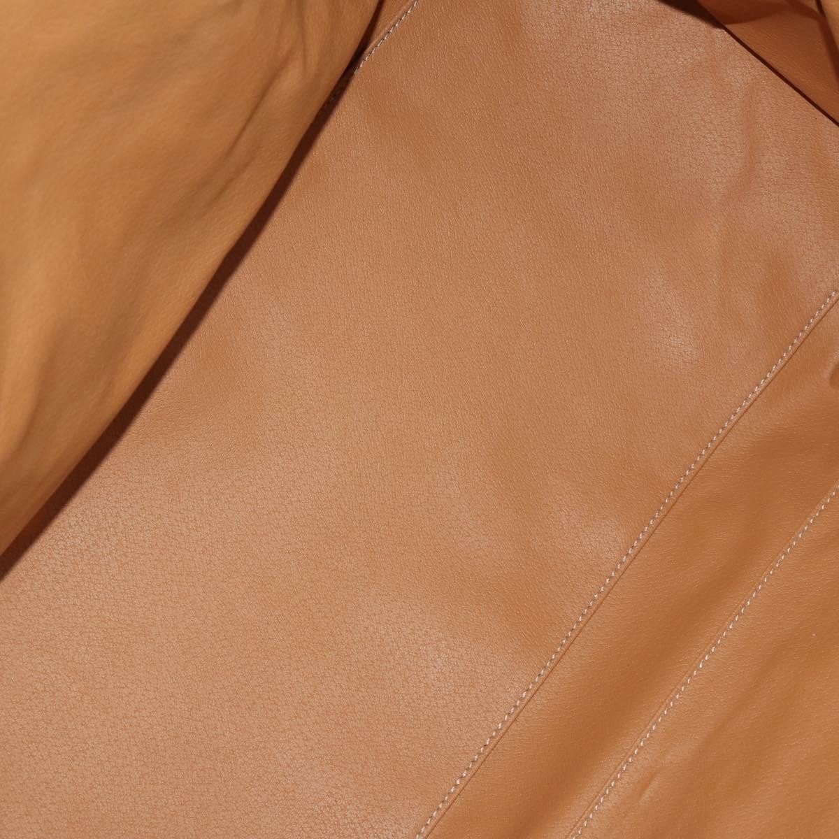 Celine Vintage Duffle Canvas and Leather Bruin