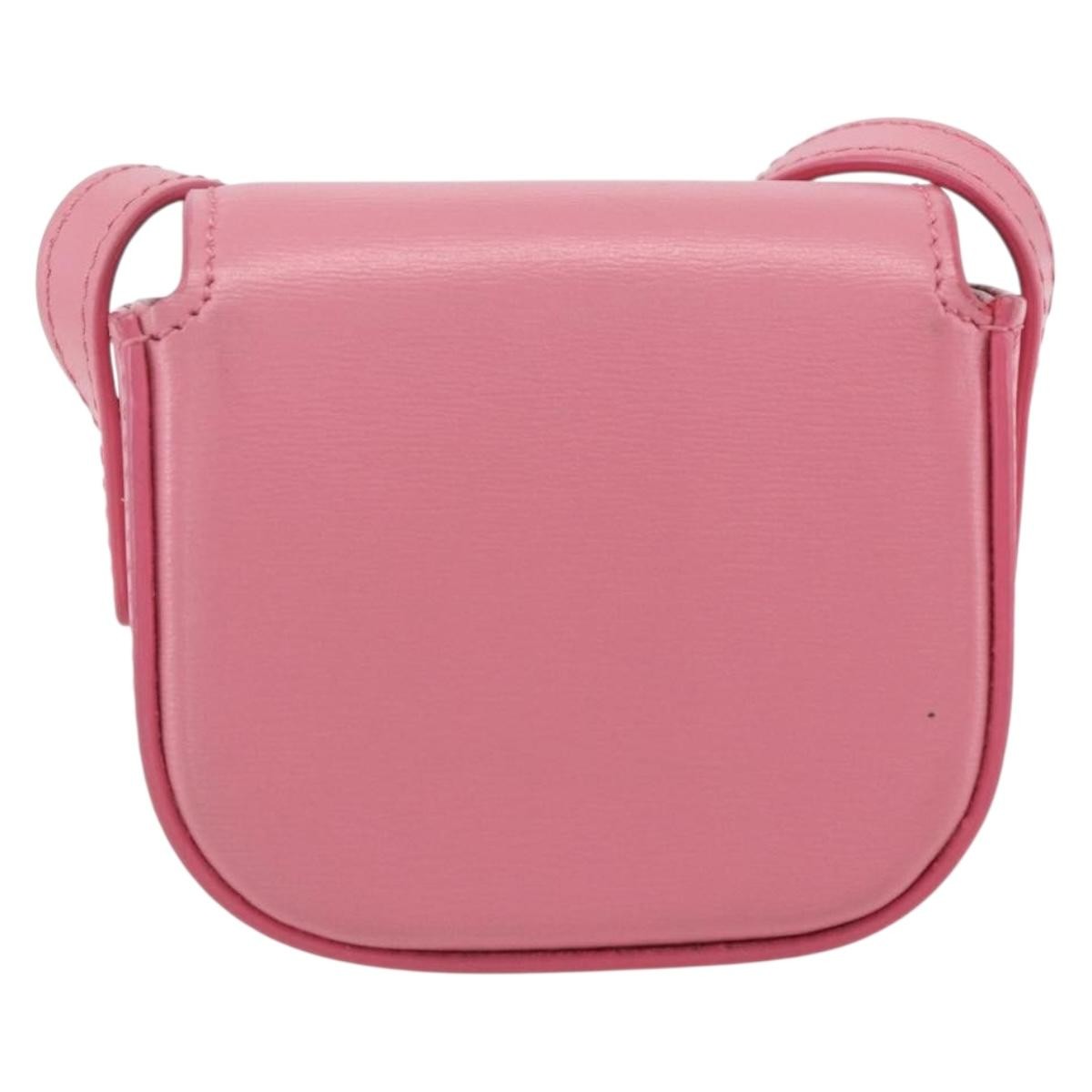 Celine Celine Triomphe Shoulder Bag Smooth Calfskin Mini Roze