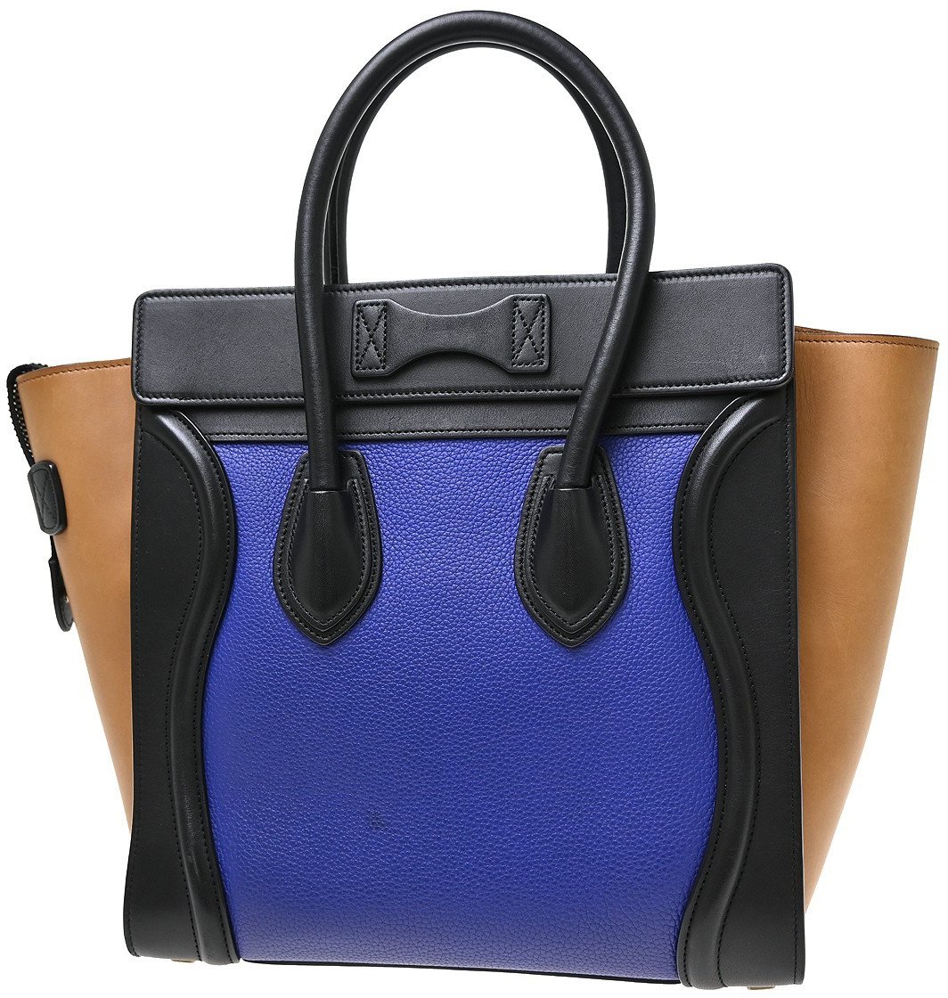 Celine Multicolor Luggage Leather Micro Divers