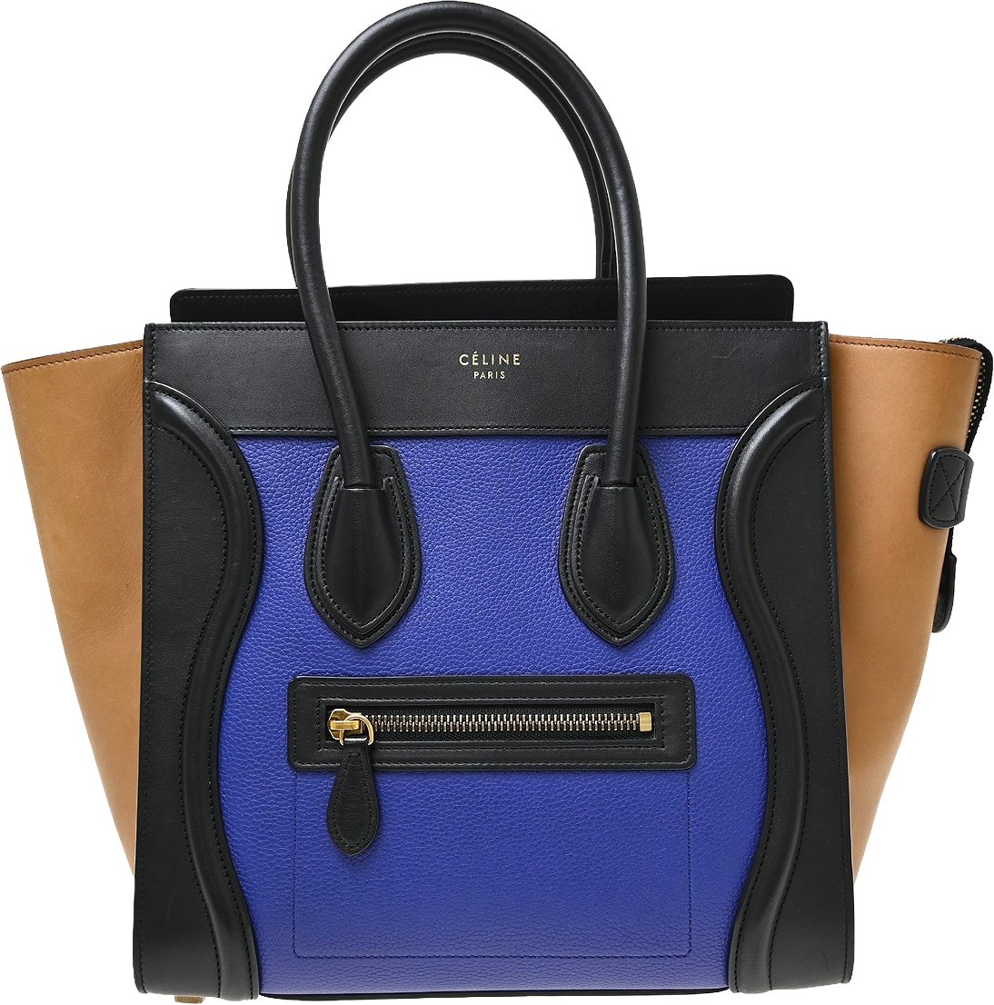 Celine Multicolor Luggage Leather Micro Divers