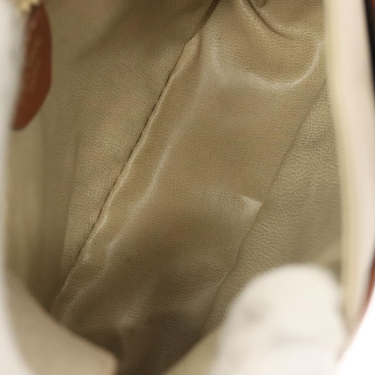 Celine Celine Vintage Triomphe Shoulder Bag Leather Medium Blauw