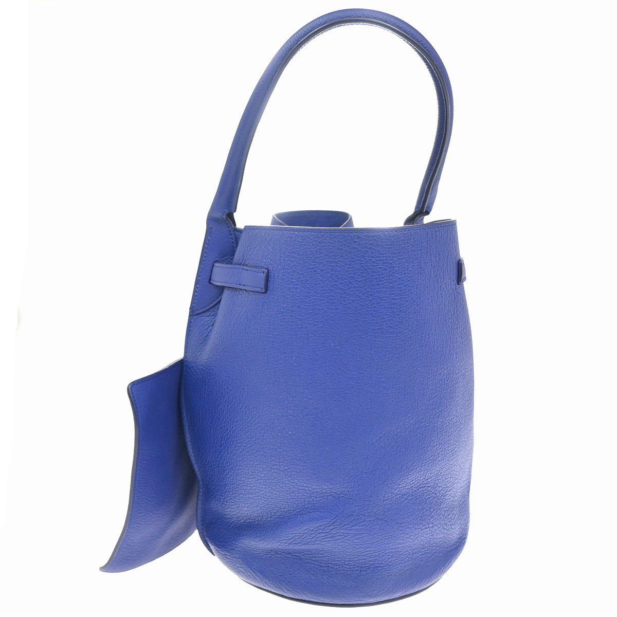 Celine Celine Big Bag Bucket Leather Nano Blauw