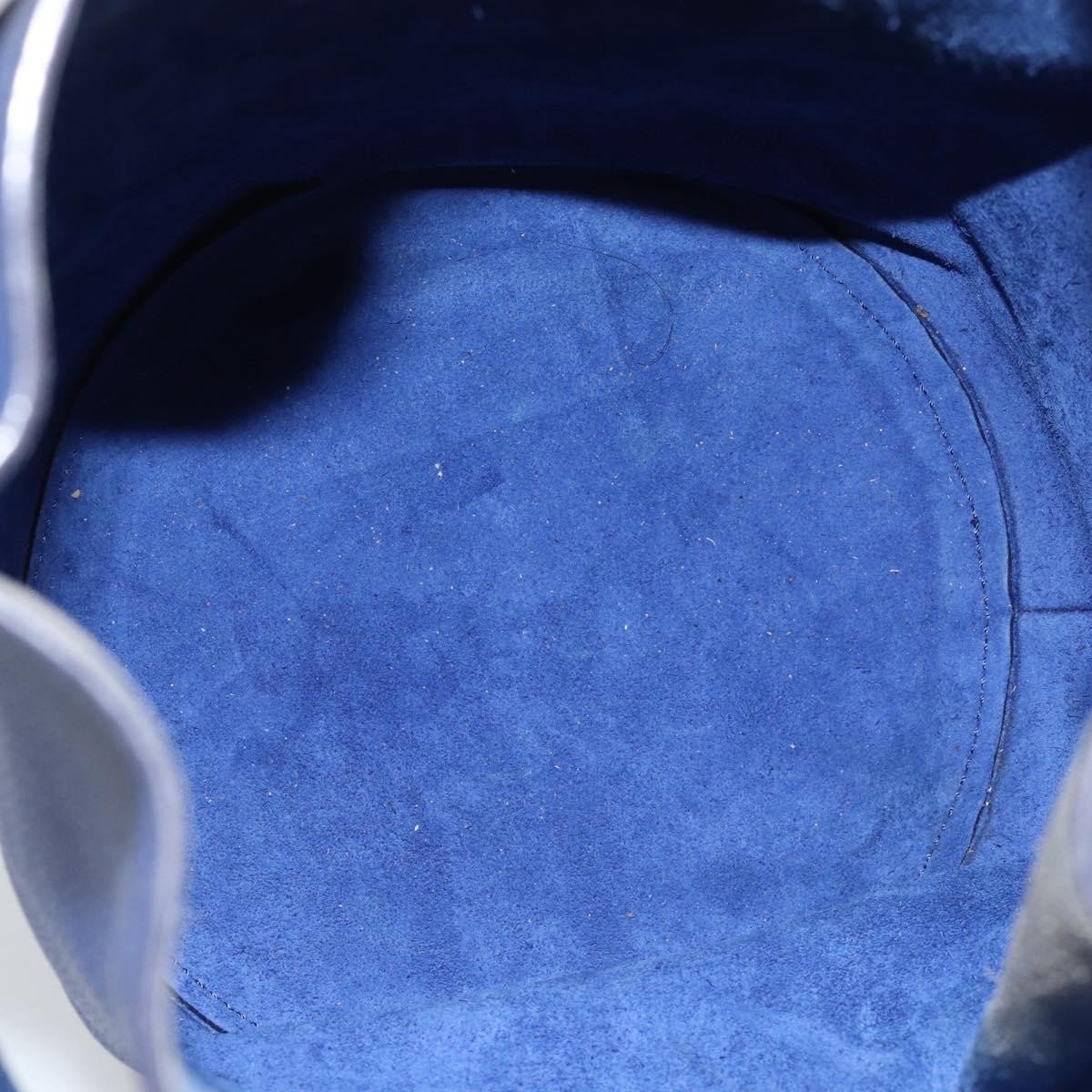 Celine Big Bag Bucket Leather Nano Blauw