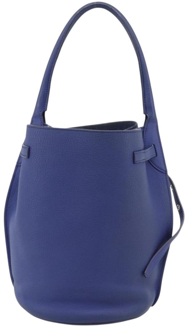 Celine Big Bag Bucket Leather Nano Blauw