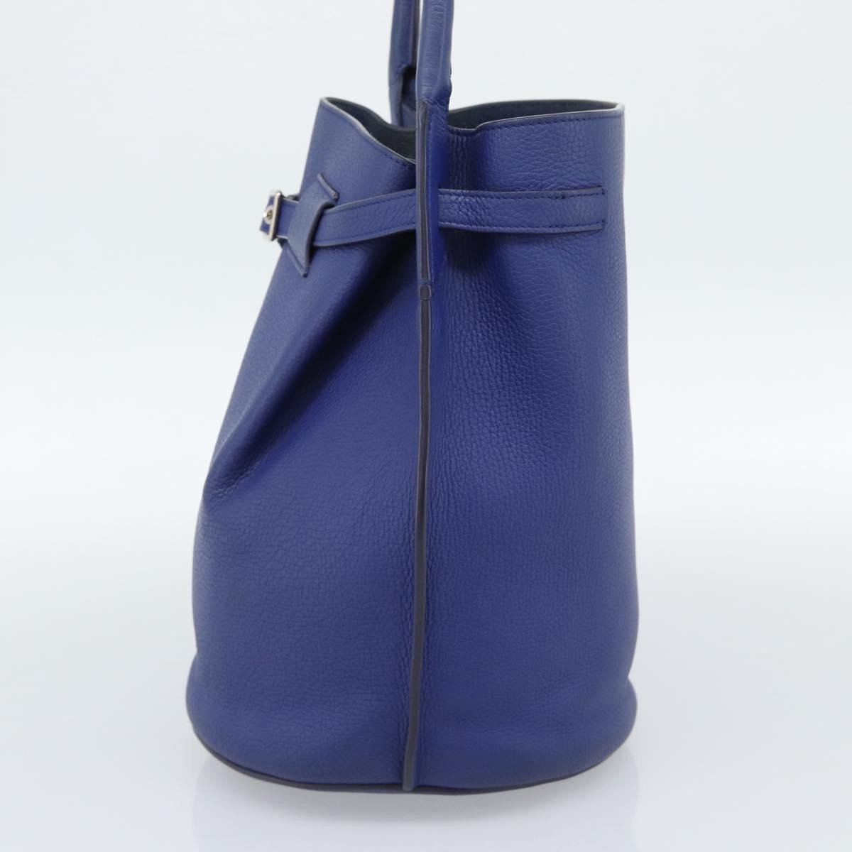 Celine Big Bag Bucket Leather Nano Blauw
