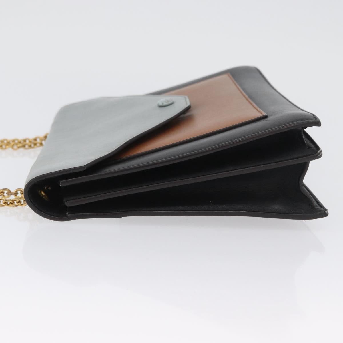 Celine Celine Pocket Envelope Shoulder Bag Leather Medium Divers