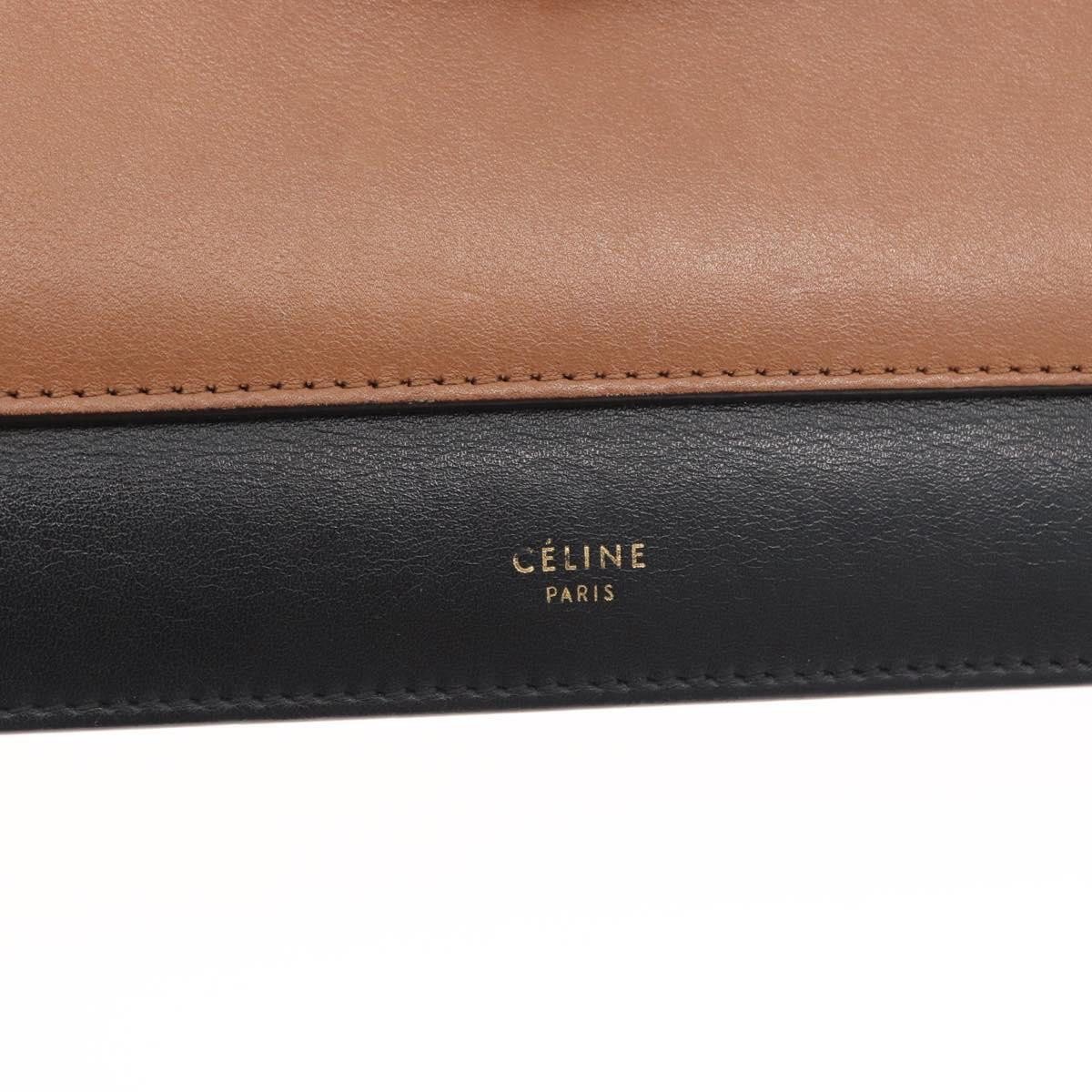 Celine Celine Pocket Envelope Shoulder Bag Leather Medium Divers