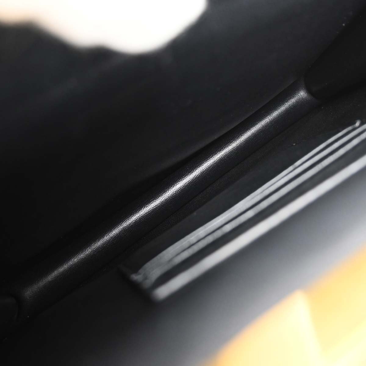 Celine Celine Clasp Crossbody Bag Leather Mini Zwart